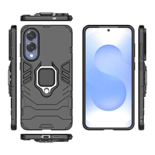 PC + TPU Shockproof Protective Phone Case with Magnetic Ring Holder, For Samsung Galaxy S25 Edge 5G, For Samsung Galaxy S25 5G, For Samsung Galaxy S25+ 5G, For Samsung Galaxy S25 Ultra 5G, For Samsung Galaxy S24 FE 5G