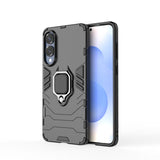 PC + TPU Shockproof Protective Phone Case with Magnetic Ring Holder, For Samsung Galaxy S25 Edge 5G, For Samsung Galaxy S25 5G, For Samsung Galaxy S25+ 5G, For Samsung Galaxy S25 Ultra 5G, For Samsung Galaxy S24 FE 5G