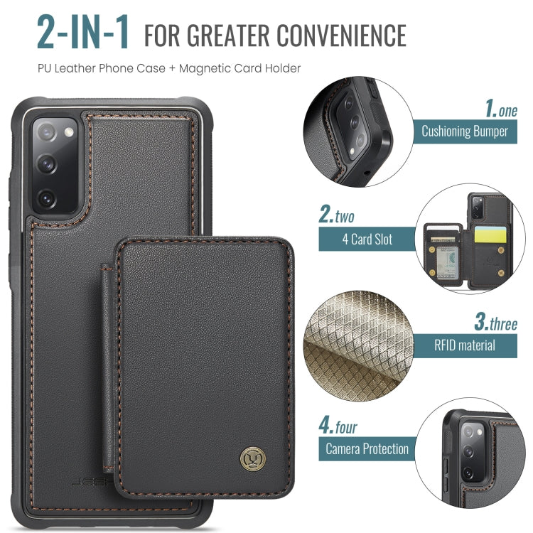 JEEHOOD J05 Business Magnetic Style RFID Leather Phone Case
