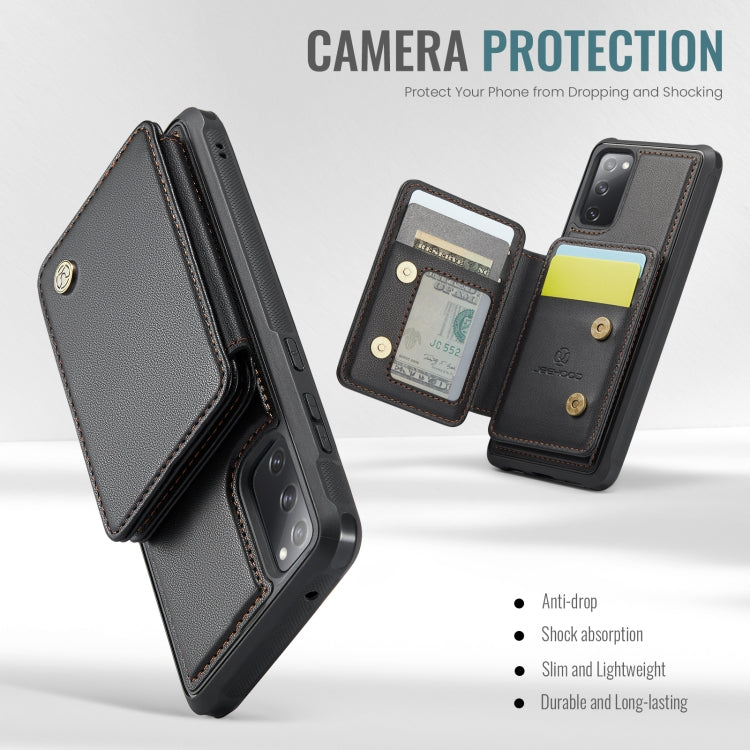 JEEHOOD J05 Business Magnetic Style RFID Leather Phone Case