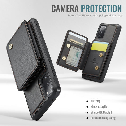 JEEHOOD J05 Business Magnetic Style RFID Leather Phone Case