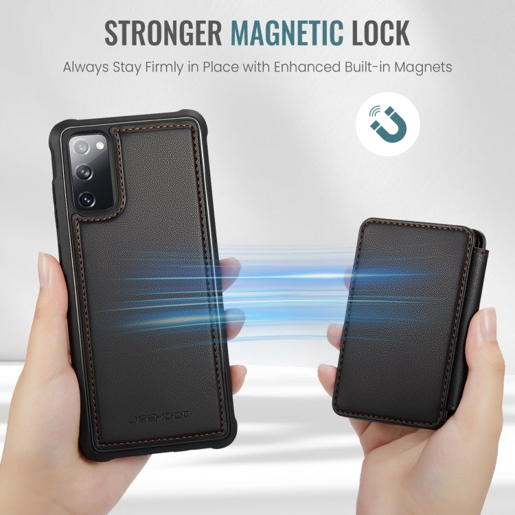 JEEHOOD J05 Business Magnetic Style RFID Leather Phone Case