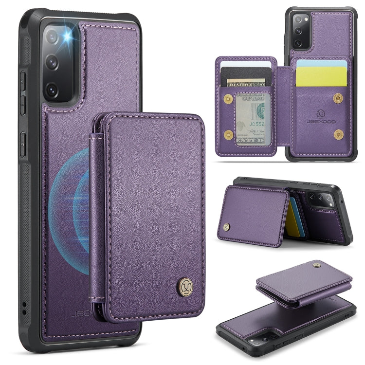 JEEHOOD J05 Business Magnetic Style RFID Leather Phone Case