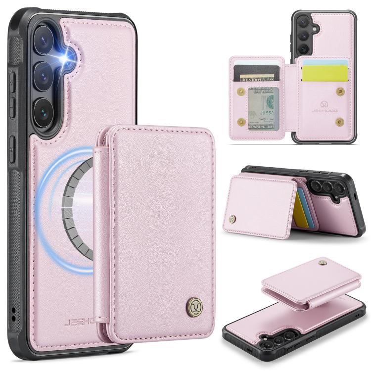 JEEHOOD J05 Business Magnetic Style RFID Leather Phone Case
