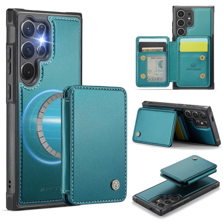 JEEHOOD J05 Business Magnetic Style RFID Leather Phone Case