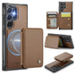 JEEHOOD J05 Business Magnetic Style RFID Leather Phone Case