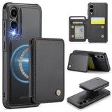 JEEHOOD J05 Business Magnetic Style RFID Leather Phone Case