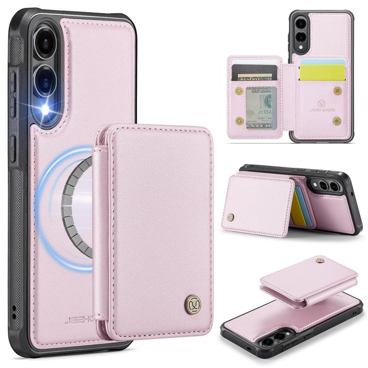 JEEHOOD J05 Business Magnetic Style RFID Leather Phone Case