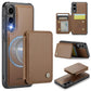 JEEHOOD J05 Business Magnetic Style RFID Leather Phone Case