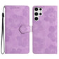Flower Embossing Pattern Leather Phone Case