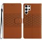 Diamond Embossed Skin Feel Leather Phone Case
