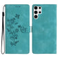 Flower Butterfly Embossing Pattern Leather Phone Case