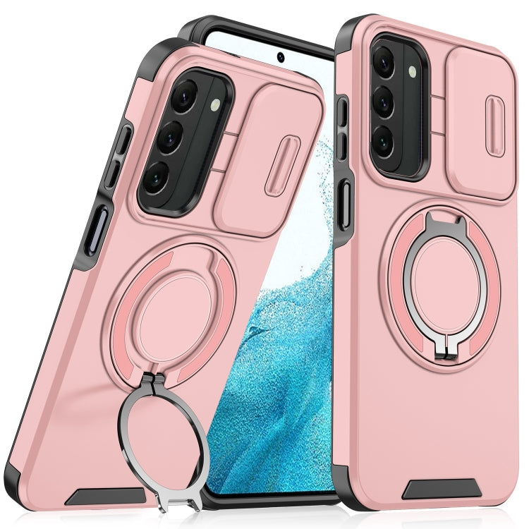 Sliding Camshield Ring Holder Phone Case, For Samsung Galaxy S23 FE 5G, For Samsung Galaxy S23 Ultra 5G, For Samsung Galaxy S23+ 5G, For Samsung Galaxy S23 5G, For Samsung Galaxy S20 FE, For Samsung Galaxy S22 Ultra 5G, For Samsung Galaxy S22 5G�������...