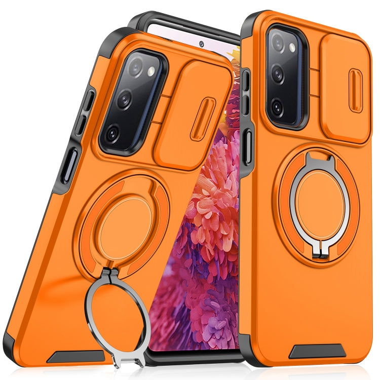 Sliding Camshield Ring Holder Phone Case, For Samsung Galaxy S23 FE 5G, For Samsung Galaxy S23 Ultra 5G, For Samsung Galaxy S23+ 5G, For Samsung Galaxy S23 5G, For Samsung Galaxy S20 FE, For Samsung Galaxy S22 Ultra 5G, For Samsung Galaxy S22 5G�������...