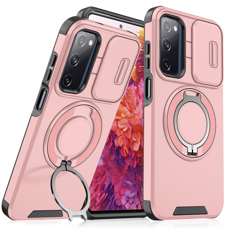 Sliding Camshield Ring Holder Phone Case, For Samsung Galaxy S23 FE 5G, For Samsung Galaxy S23 Ultra 5G, For Samsung Galaxy S23+ 5G, For Samsung Galaxy S23 5G, For Samsung Galaxy S20 FE, For Samsung Galaxy S22 Ultra 5G, For Samsung Galaxy S22 5G�������...