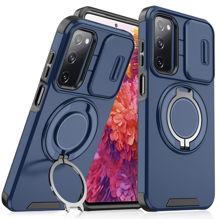 Sliding Camshield Ring Holder Phone Case, For Samsung Galaxy S23 FE 5G, For Samsung Galaxy S23 Ultra 5G, For Samsung Galaxy S23+ 5G, For Samsung Galaxy S23 5G, For Samsung Galaxy S20 FE, For Samsung Galaxy S22 Ultra 5G, For Samsung Galaxy S22 5G�������...