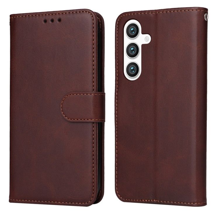 Classic Calf Texture Flip Leather Phone Case