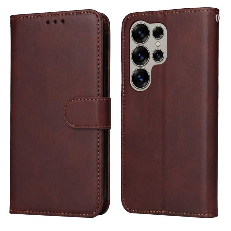 Classic Calf Texture Flip Leather Phone Case