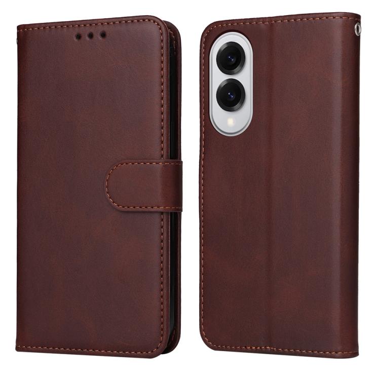 Classic Calf Texture Flip Leather Phone Case