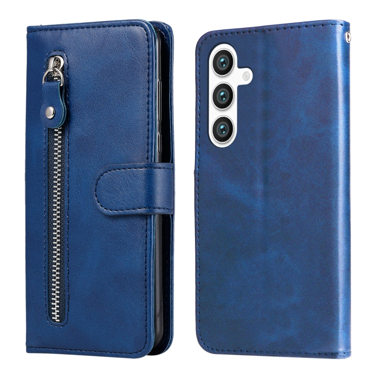 Fashion Calf Texture Zipper Leather Phone Case