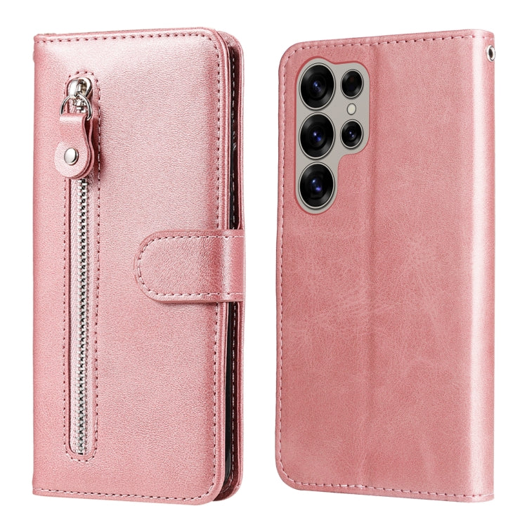 Fashion Calf Texture Zipper Leather Phone Case