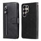 Fashion Calf Texture Zipper Leather Phone Case
