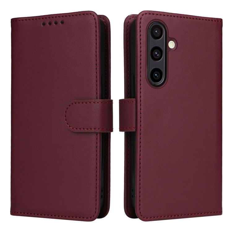 BETOPNICE BN-005 2 in 1 Detachable Imitate Genuine Leather Phone Case, For Samsung Galaxy S25 Edge 5G, For Samsung Galaxy S25 5G, For Samsung Galaxy S25+ 5G, For Samsung Galaxy S25 Ultra 5G, For Samsung Galaxy S24 FE 5G