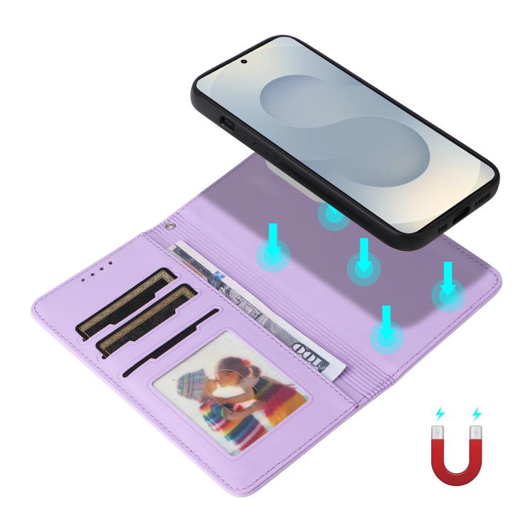 BETOPNICE BN-005 2 in 1 Detachable Imitate Genuine Leather Phone Case, For Samsung Galaxy S25 Edge 5G, For Samsung Galaxy S25 5G, For Samsung Galaxy S25+ 5G, For Samsung Galaxy S25 Ultra 5G, For Samsung Galaxy S24 FE 5G