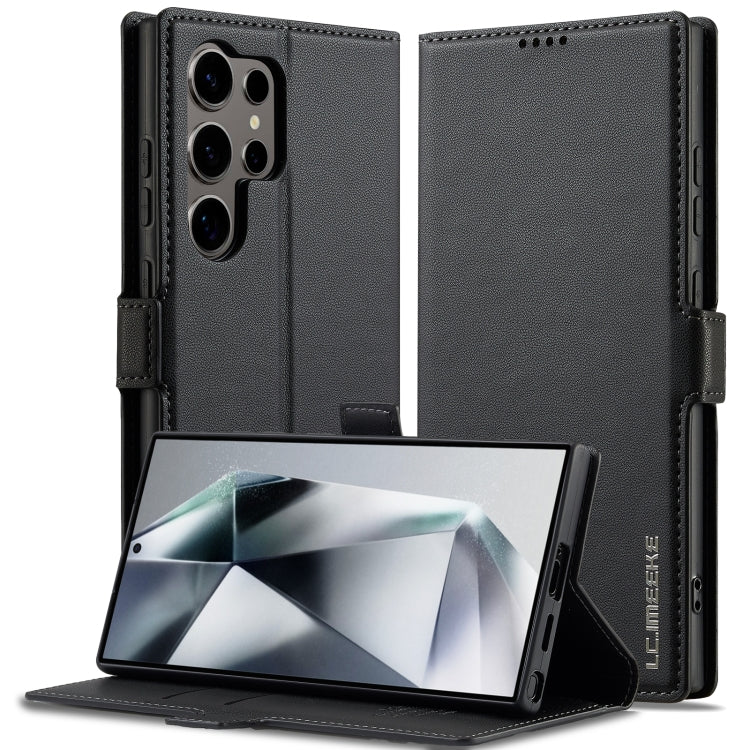 LC.IMEEKE L1 Series Frosted Fine Texture PU Phone Case, For Samsung Galaxy S25 Edge 5G, For Samsung Galaxy S25 5G, For Samsung Galaxy S25+ 5G, For Samsung Galaxy S25 Ultra 5G, For Samsung Galaxy S24 FE 5G, For Samsung Galaxy S24 Ultra 5G���������������...