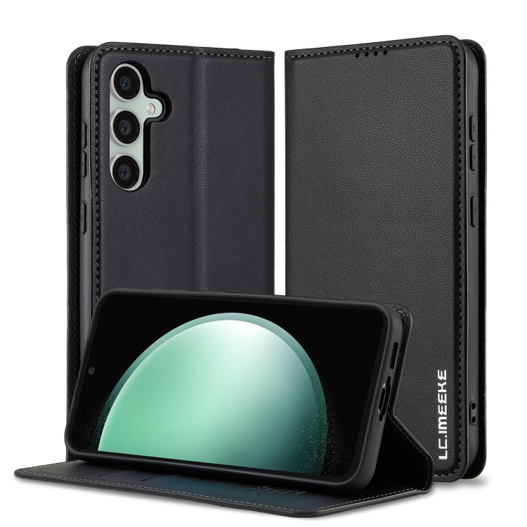 LC.IMEEKE L1 Series Frosted Fine Texture PU Phone Case, For Samsung Galaxy S25 Edge 5G, For Samsung Galaxy S25 5G, For Samsung Galaxy S25+ 5G, For Samsung Galaxy S25 Ultra 5G, For Samsung Galaxy S24 FE 5G, For Samsung Galaxy S24 Ultra 5G���������������...