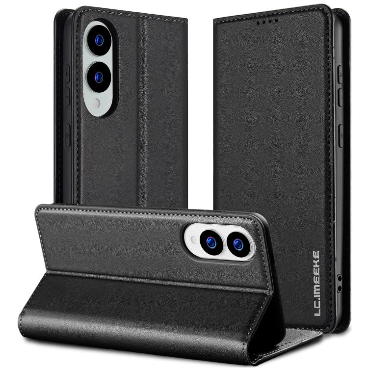 LC.IMEEKE L1 Series Frosted Fine Texture PU Phone Case, For Samsung Galaxy S25 Edge 5G, For Samsung Galaxy S25 5G, For Samsung Galaxy S25+ 5G, For Samsung Galaxy S25 Ultra 5G, For Samsung Galaxy S24 FE 5G, For Samsung Galaxy S24 Ultra 5G���������������...