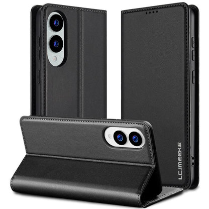 LC.IMEEKE L1 Series Frosted Fine Texture PU Phone Case, For Samsung Galaxy S25 Edge 5G, For Samsung Galaxy S25 5G, For Samsung Galaxy S25+ 5G, For Samsung Galaxy S25 Ultra 5G, For Samsung Galaxy S24 FE 5G, For Samsung Galaxy S24 Ultra 5G���������������...