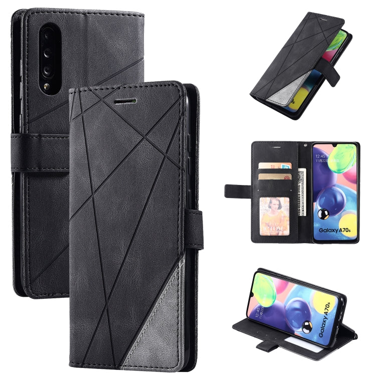 Skin Feel Splicing Horizontal Flip Leather Case with Holder & Card Slots & Wallet & Photo Frame, For Samsung Galaxy A20s, For Samsung Galaxy A70s, For Samsung Galaxy Note 8, For Samsung Galaxy A21s, For Samsung Galaxy Note20 Ultra����������������������...