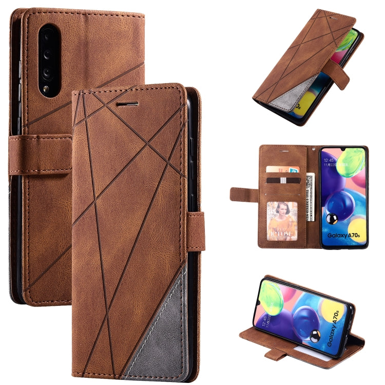 Skin Feel Splicing Horizontal Flip Leather Case with Holder & Card Slots & Wallet & Photo Frame, For Samsung Galaxy A20s, For Samsung Galaxy A70s, For Samsung Galaxy Note 8, For Samsung Galaxy A21s, For Samsung Galaxy Note20 Ultra����������������������...