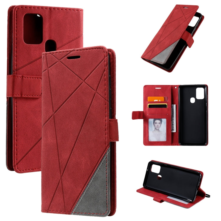 Skin Feel Splicing Horizontal Flip Leather Case with Holder & Card Slots & Wallet & Photo Frame, For Samsung Galaxy A20s, For Samsung Galaxy A70s, For Samsung Galaxy Note 8, For Samsung Galaxy A21s, For Samsung Galaxy Note20 Ultra����������������������...