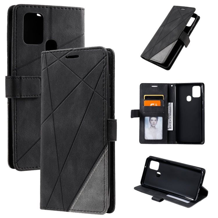 Skin Feel Splicing Horizontal Flip Leather Case with Holder & Card Slots & Wallet & Photo Frame, For Samsung Galaxy A20s, For Samsung Galaxy A70s, For Samsung Galaxy Note 8, For Samsung Galaxy A21s, For Samsung Galaxy Note20 Ultra����������������������...