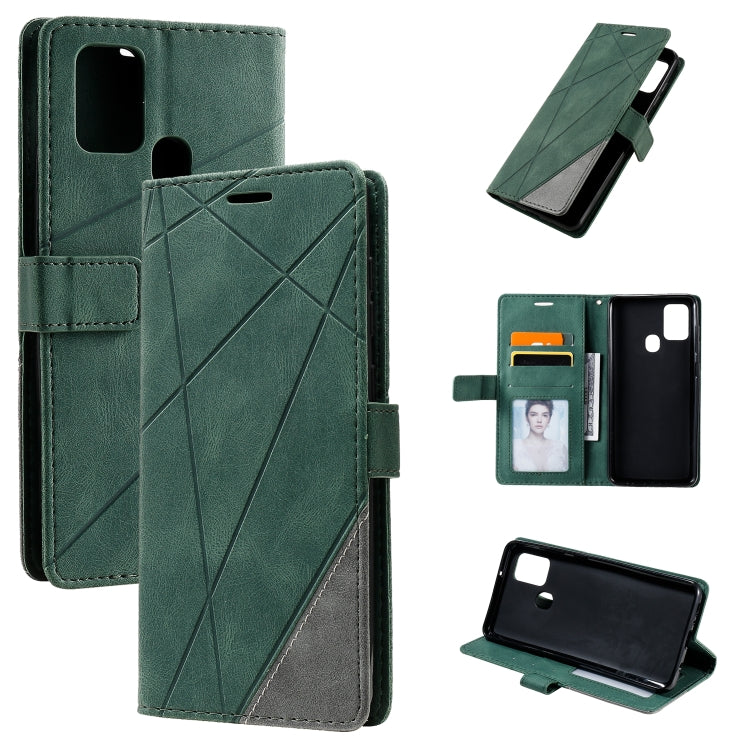Skin Feel Splicing Horizontal Flip Leather Case with Holder & Card Slots & Wallet & Photo Frame, For Samsung Galaxy A20s, For Samsung Galaxy A70s, For Samsung Galaxy Note 8, For Samsung Galaxy A21s, For Samsung Galaxy Note20 Ultra����������������������...