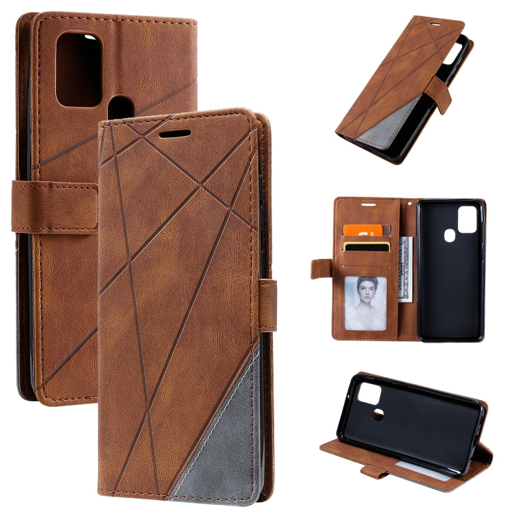 Skin Feel Splicing Horizontal Flip Leather Case with Holder & Card Slots & Wallet & Photo Frame, For Samsung Galaxy A20s, For Samsung Galaxy A70s, For Samsung Galaxy Note 8, For Samsung Galaxy A21s, For Samsung Galaxy Note20 Ultra����������������������...