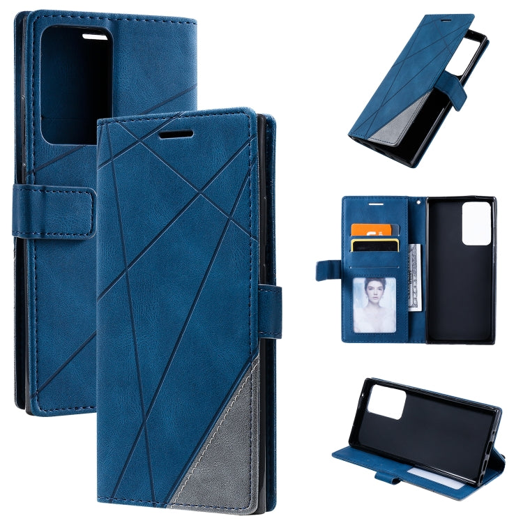 Skin Feel Splicing Horizontal Flip Leather Case with Holder & Card Slots & Wallet & Photo Frame, For Samsung Galaxy A20s, For Samsung Galaxy A70s, For Samsung Galaxy Note 8, For Samsung Galaxy A21s, For Samsung Galaxy Note20 Ultra����������������������...