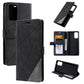 Skin Feel Splicing Horizontal Flip Leather Case with Holder & Card Slots & Wallet & Photo Frame, For Samsung Galaxy A20s, For Samsung Galaxy A70s, For Samsung Galaxy Note 8, For Samsung Galaxy A21s, For Samsung Galaxy Note20 Ultra����������������������...