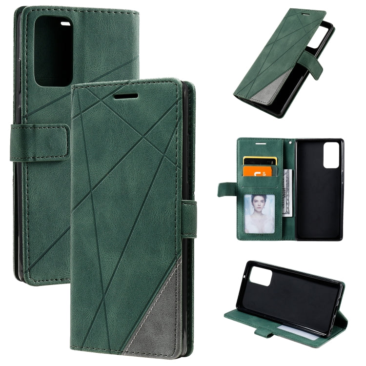 Skin Feel Splicing Horizontal Flip Leather Case with Holder & Card Slots & Wallet & Photo Frame, For Samsung Galaxy A20s, For Samsung Galaxy A70s, For Samsung Galaxy Note 8, For Samsung Galaxy A21s, For Samsung Galaxy Note20 Ultra����������������������...
