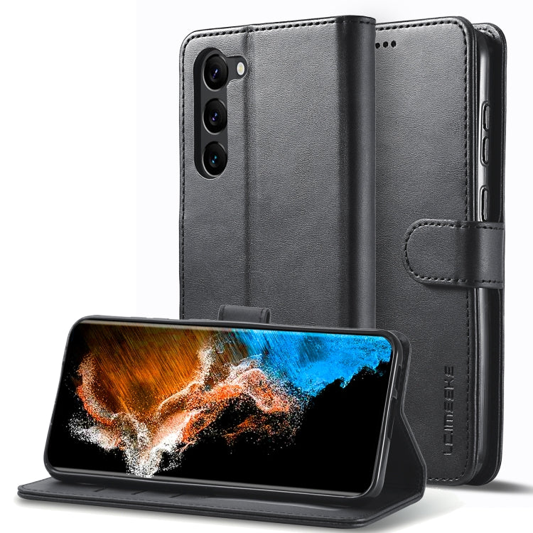 LC.IMEEKE Calf Texture Leather Phone Case