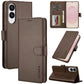 LC.IMEEKE Calf Texture Leather Phone Case