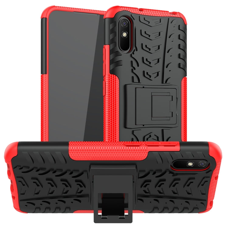 Tire Texture Shockproof TPU+PC Protective Case with Holder, For Samsung Galaxy Tab S8 / Galaxy Tab S7 T870 / T875, For Xiaomi Redmi 9A, For OPPO A52 / A72 / A92