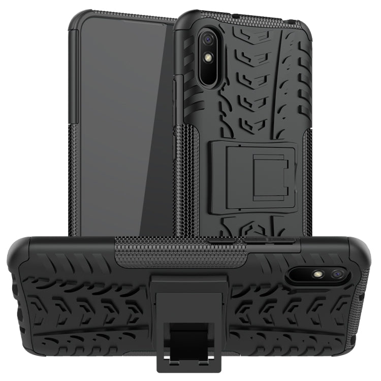 Tire Texture Shockproof TPU+PC Protective Case with Holder, For Samsung Galaxy Tab S8 / Galaxy Tab S7 T870 / T875, For Xiaomi Redmi 9A, For OPPO A52 / A72 / A92