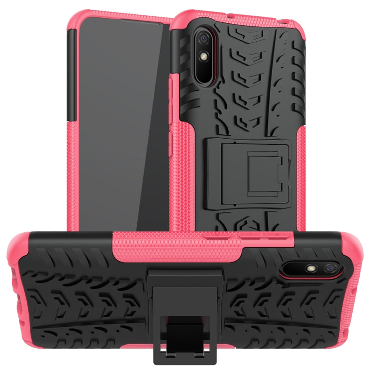 Tire Texture Shockproof TPU+PC Protective Case with Holder, For Samsung Galaxy Tab S8 / Galaxy Tab S7 T870 / T875, For Xiaomi Redmi 9A, For OPPO A52 / A72 / A92