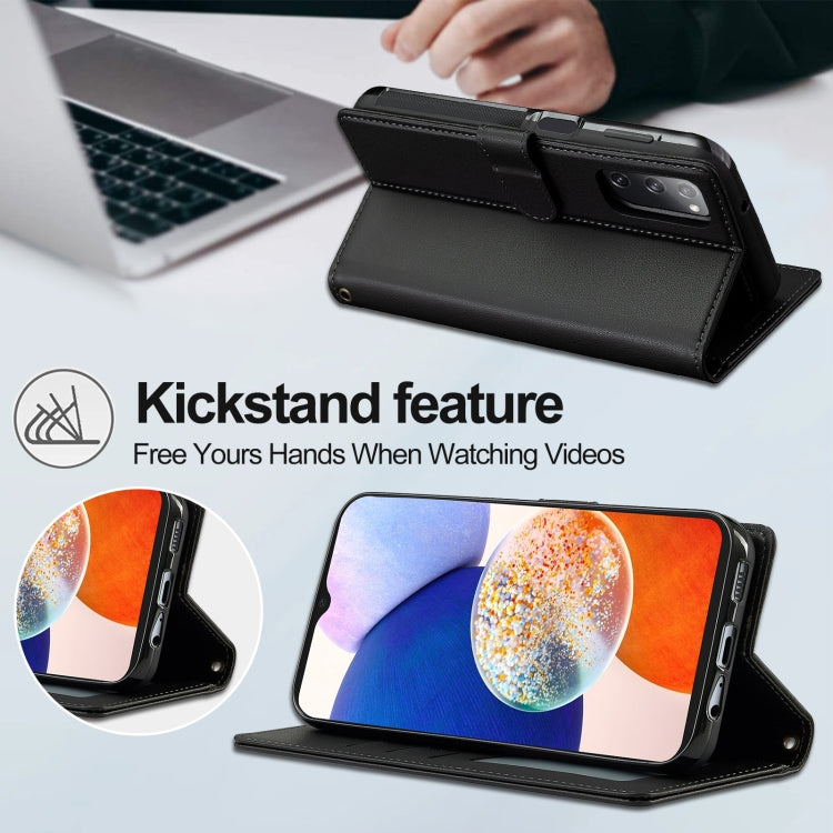 LC.IMEEKE L2 Series Detachable Magsafe PU Phone Case with Lanyard