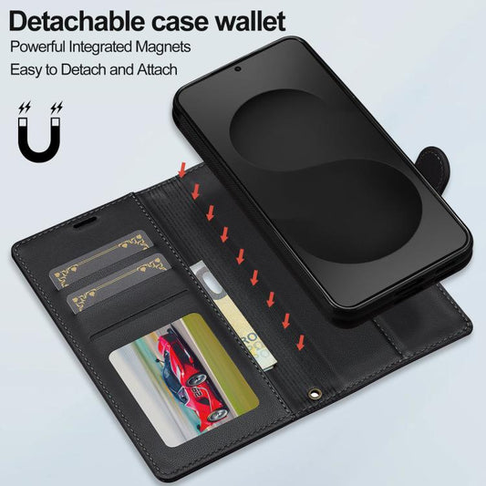 LC.IMEEKE L2 Series Detachable Magsafe PU Phone Case with Lanyard