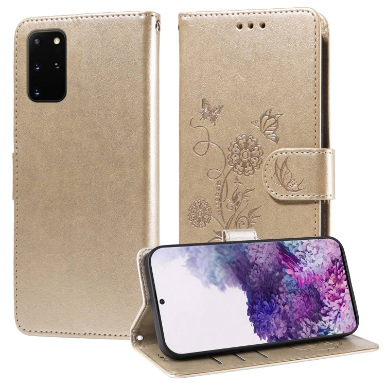 Embossed Butterfly Flowers Leather Phone Case