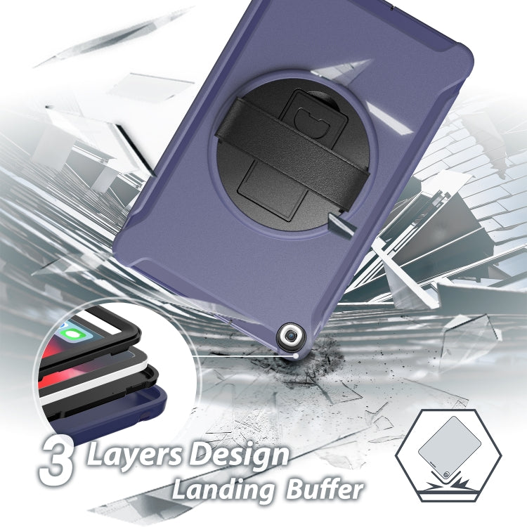 360 Degree Rotation PC+TPU Protective Cover with Holder & Hand Strap, For Samsung Galaxy Tab A 10.1 (2019) T510 / T515
